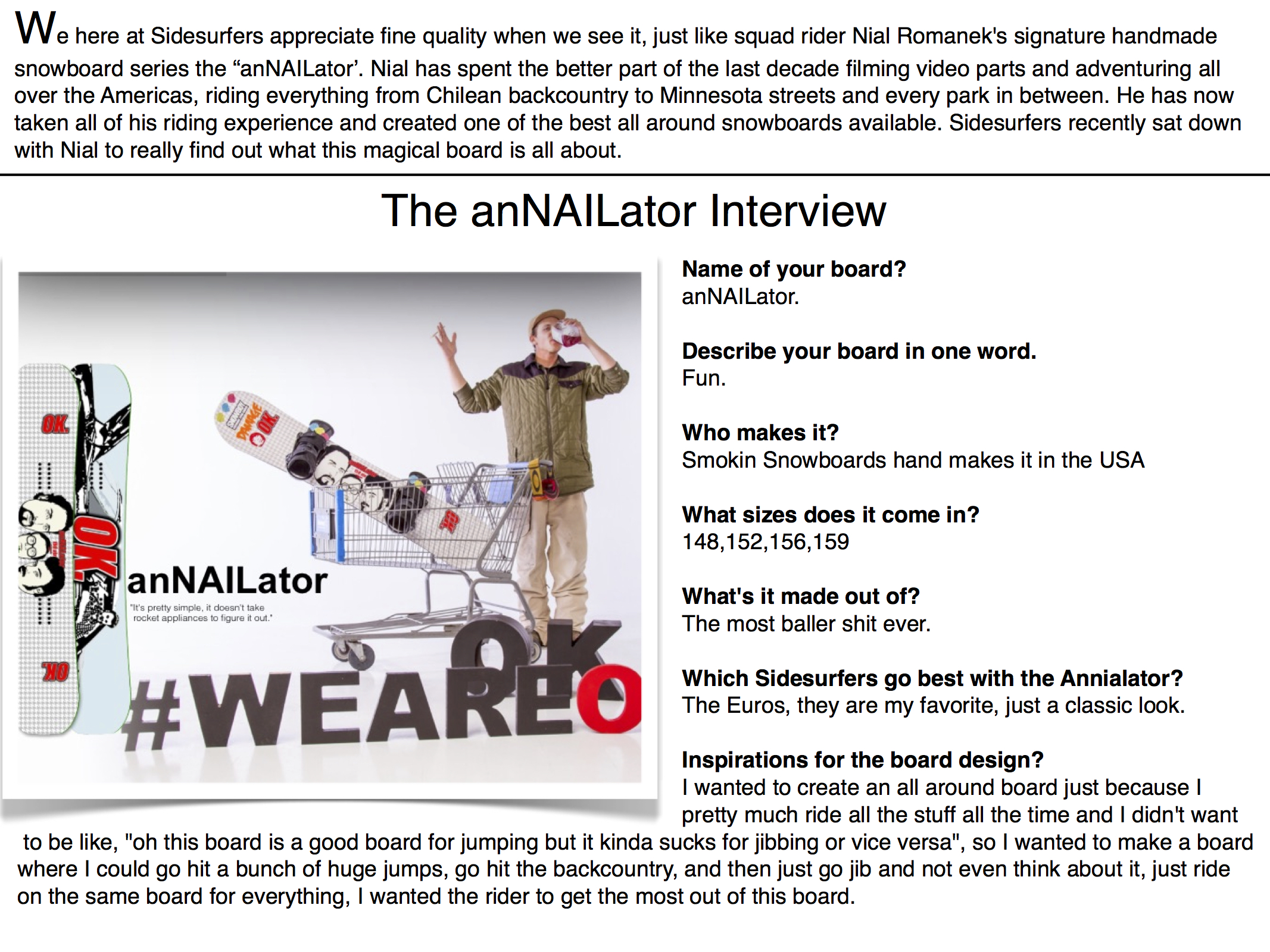 Annailator Interview